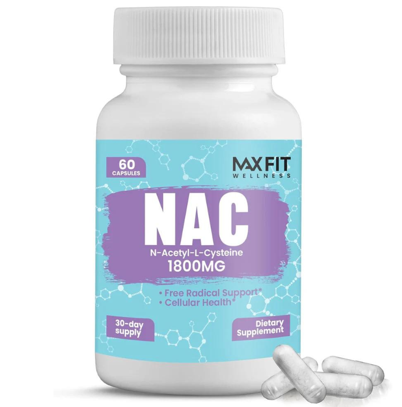 NAC Supplement 1800mg - 60 Veggie Capsules