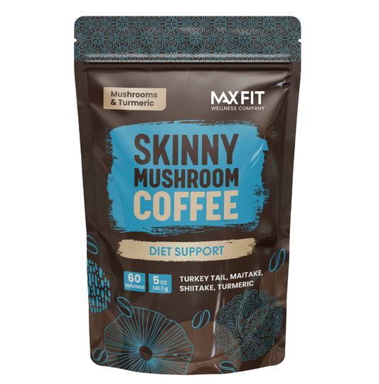 Skinny Instant Mushroom Coffee Organic (60 Servings)