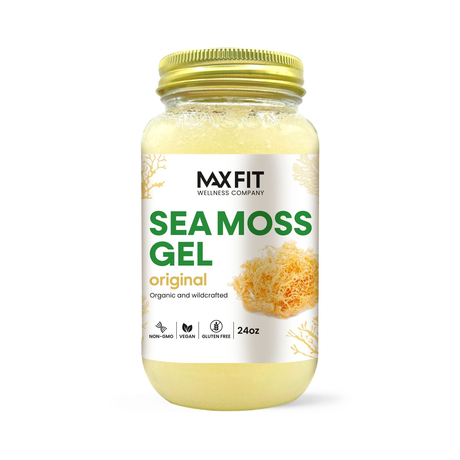 Skinglowseamoss 16oz Fresh Organic Sea Moss Gel 
